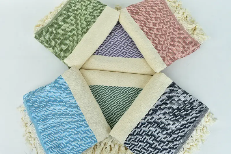 Monogram mutfak havlu, el yapımı hediye, banyo havlu, 36x20 pamuklu elmas havlu, kişiselleştirilmiş hediyeler, hediye kutuları çay havlu, kız gezisi parti lehine - 8