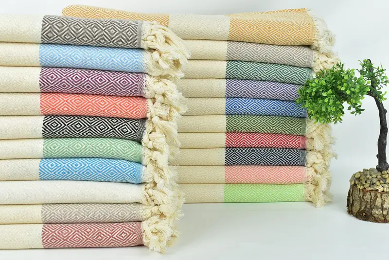 Monogram mutfak havlu, el yapımı hediye, banyo havlu, 36x20 pamuklu elmas havlu, kişiselleştirilmiş hediyeler, hediye kutuları çay havlu, kız gezisi parti lehine - 2