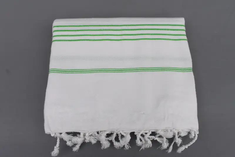 Customized Towels, 70x40 Cotton Striped Towel, Absorbent Turkish towel, Quick-dry towel, Towel With Name, Wedding Towel, Turkish beach towel - 6