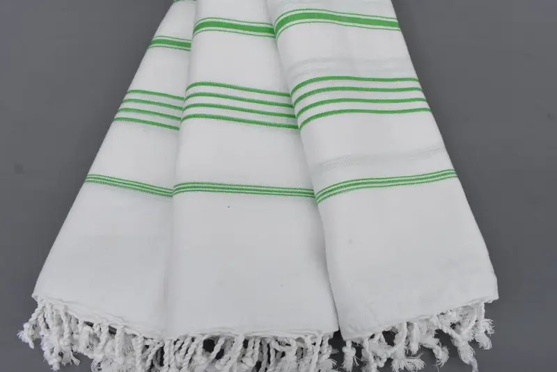 Customized Towels, 70x40 Cotton Striped Towel, Absorbent Turkish towel, Quick-dry towel, Towel With Name, Wedding Towel, Turkish beach towel - 3
