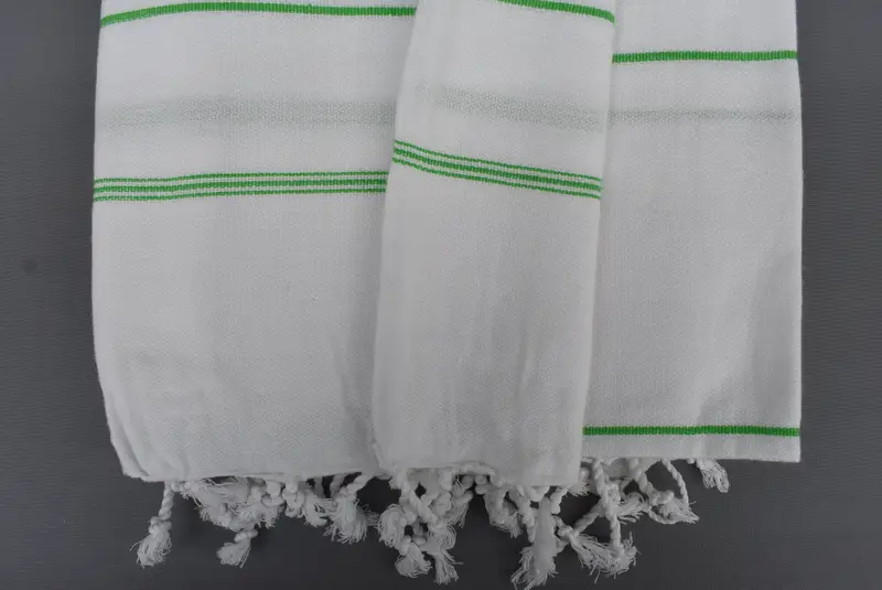 Customized Towels, 70x40 Cotton Striped Towel, Absorbent Turkish towel, Quick-dry towel, Towel With Name, Wedding Towel, Turkish beach towel - 4