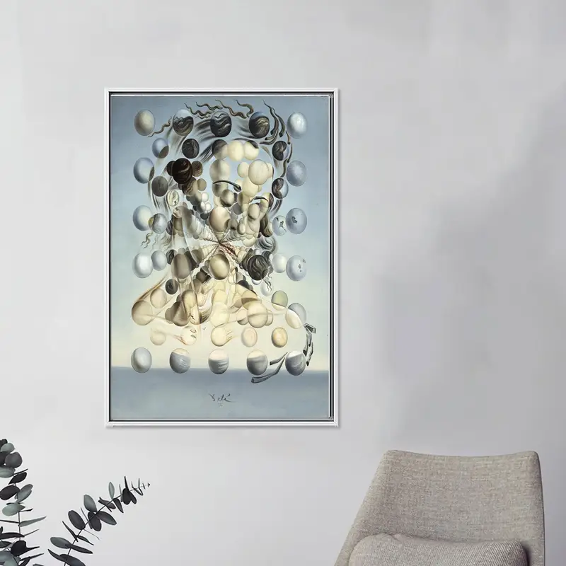 モダンな超現実的なキャンバス: Gala Placidia にインスピレーションを得た抽象アートワーク