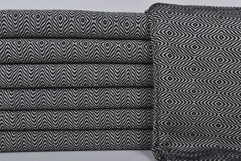 Organic towel, Turkish bath towel, Maid Of Honor Gift, Bachelorette Party Gifts, Eco-Friendly Turkish Towel, 70x40 Cotton Zigzag Diamond Towel - 1