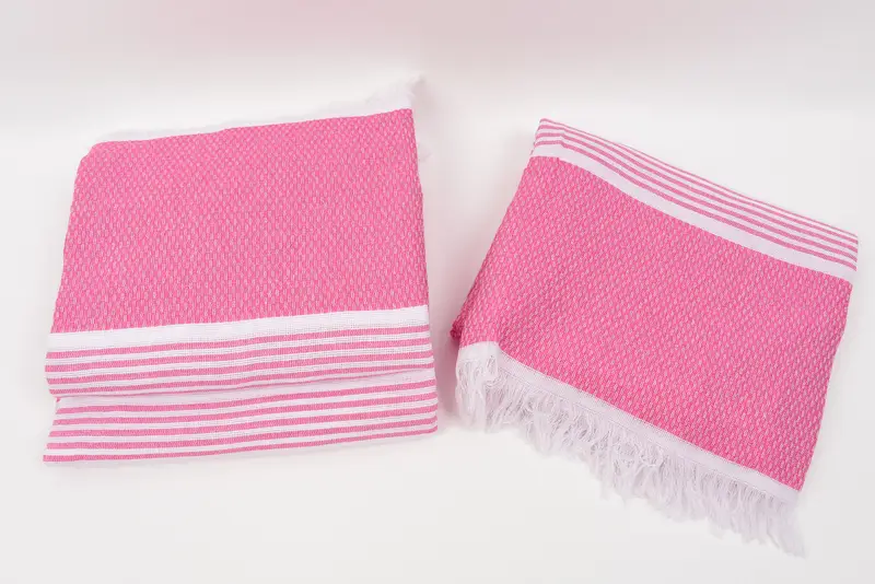 Embroidered Towel, Sand-resistant towel, Turkish Beach Towel Bulk, Turkish towel, Customized Towels, 70x40 Cotton Striped Towel, Beach Size Towel - 7