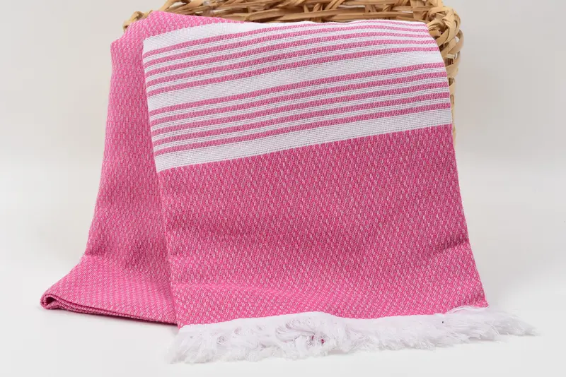 Embroidered Towel, Sand-resistant towel, Turkish Beach Towel Bulk, Turkish towel, Customized Towels, 70x40 Cotton Striped Towel, Beach Size Towel - 5