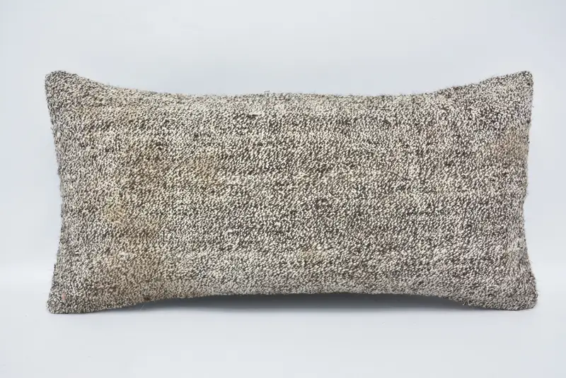 Boho Pillow Sham Cover, Outdoor Patio Pillow, Antique Pillows, 12x24 Beige Pillow Sham, Designer Throw Pillow Case, Pillow Cover, Pillow for Couch - 1