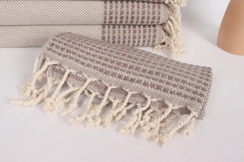 40x20 Cotton Striped Towel, Small Towel, Gifts For Him, Custom Turkish Towel, Personalized Gift, Organic Towel, Custom Hand Towel, Turkish Tea Towel - 4
