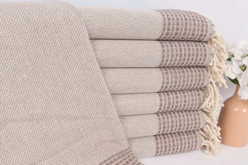40x20 Cotton Striped Towel, Small Towel, Gifts For Him, Custom Turkish Towel, Personalized Gift, Organic Towel, Custom Hand Towel, Turkish Tea Towel - 1