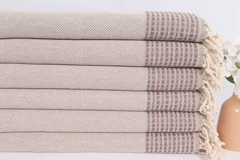 40x20 Cotton Striped Towel, Small Towel, Gifts For Him, Custom Turkish Towel, Personalized Gift, Organic Towel, Custom Hand Towel, Turkish Tea Towel - 3