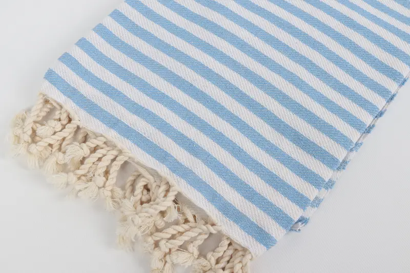 Wedding Hand Made Gift, 70x40 Cotton Striped Towel, Travel towel, Beach towel, Bachelorette Party Gifts Bridesmaids, Bridesmaid Gifts Personalized - 7