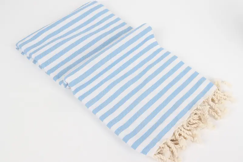 Wedding Hand Made Gift, 70x40 Cotton Striped Towel, Travel towel, Beach towel, Bachelorette Party Gifts Bridesmaids, Bridesmaid Gifts Personalized - 6