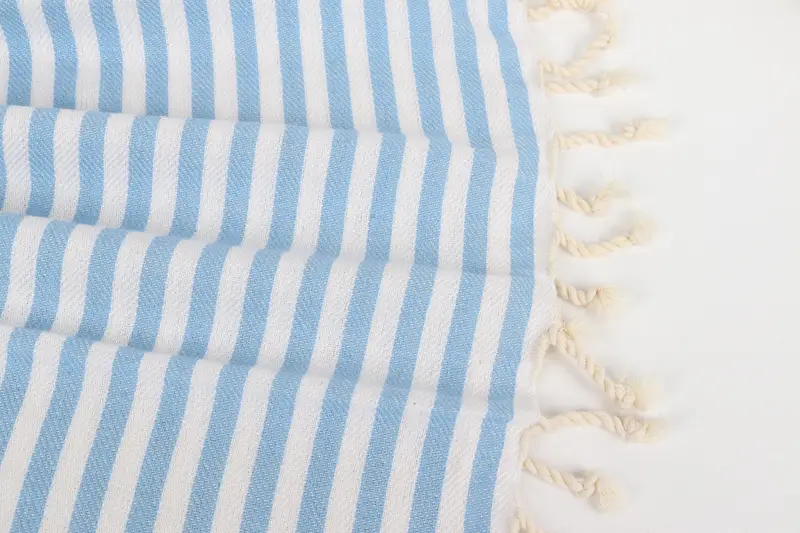 Wedding Hand Made Gift, 70x40 Cotton Striped Towel, Travel towel, Beach towel, Bachelorette Party Gifts Bridesmaids, Bridesmaid Gifts Personalized - 8
