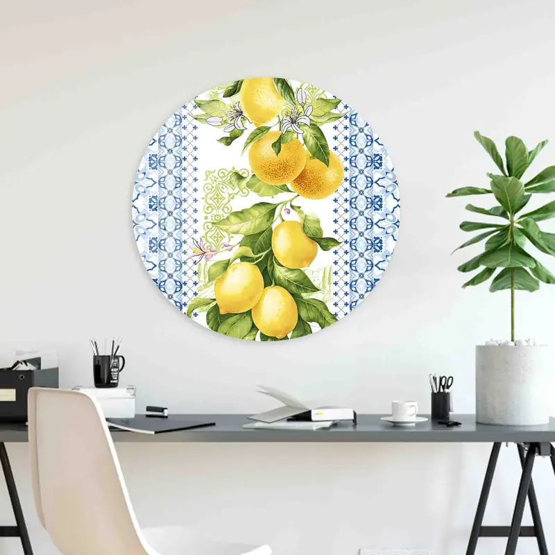 Canlı Tropikal Mutfak Kanvası: Yaz Limonu ve Sarı Tonları