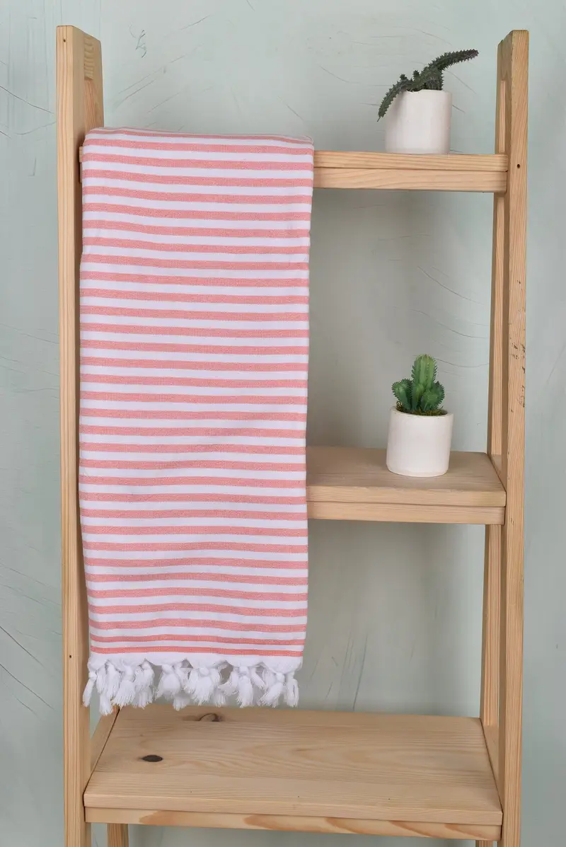 Beach towel, 70x36 Cotton Terry Striped Towel, Bridesmaid Gifts Personalized, Bridesmaid Gift, Luxury towel, Peshtemal Towel, Custom Beach Towels - 8