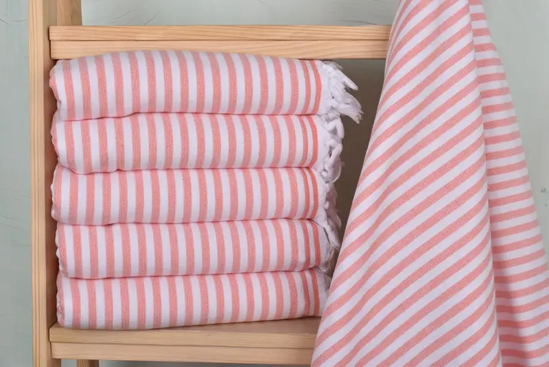 Beach towel, 70x36 Cotton Terry Striped Towel, Bridesmaid Gifts Personalized, Bridesmaid Gift, Luxury towel, Peshtemal Towel, Custom Beach Towels - 2