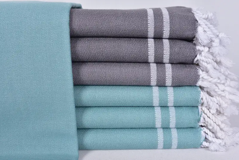 Bridal Shower Gift, Best Beach Towel, Hammam Towel USA, 70x40 Cotton Star Design Towel, Bachelor Towel, Absorbent towel, Summer Towel, Bachelor Gift - 1