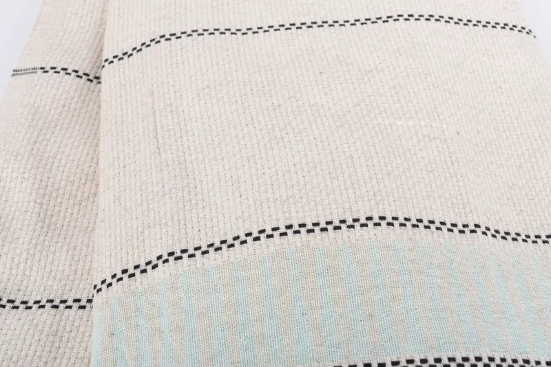 Turkish Towel Beach Blanket, Gift For Coworker, Personalized Gifts, Boho Throw Blankets, Wedding Favors, Organic Throw, 104x96 Cotton Striped Towel - 4