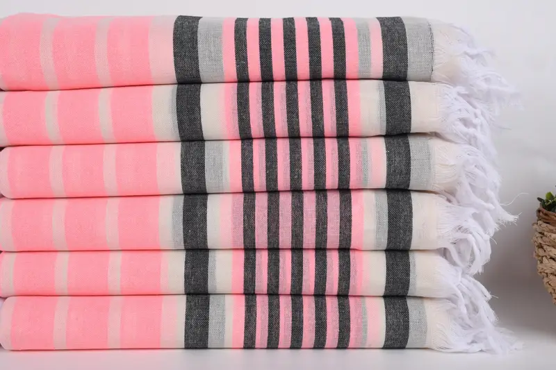 Guest Towel, Grandma Gift, 68x40 Cotton Striped Towel, Travel towel, Best Friend Wedding Gift, Wedding Favors, Custom Towel Beach, Personalized Gift - 2