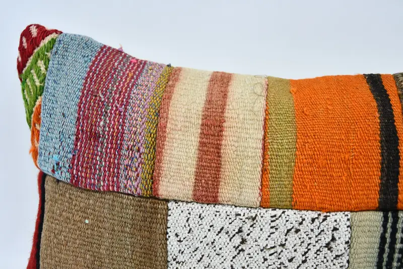 Kilim Cushion Sham, 12x36 Beige Pillow Sham, Kilim Pillow, Comfy Throw Pillow, Cushion, Kilim Pillow Cover, One Of A Kind Pillow Sham - 2