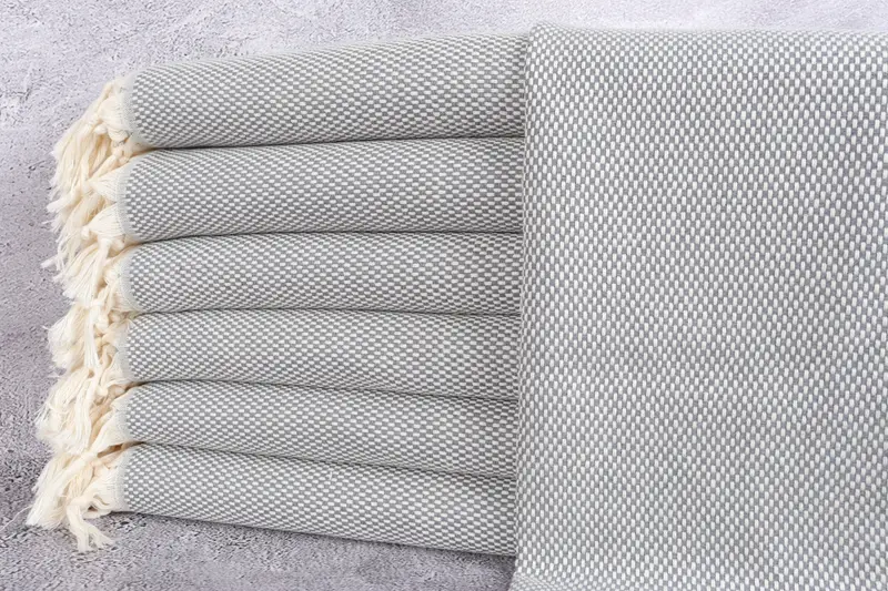 Bridesmaid Gifts, Kitchen Towel, Decorative Towel, 40x18 Cotton Polka Dot Towel, Christmas Gift, Monogram Towels, Personalized Kitchen Towel - 1