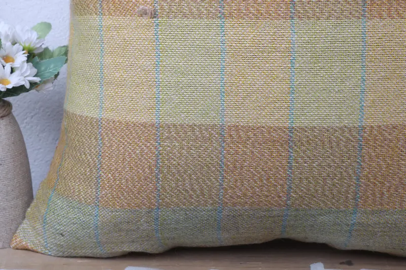 Pillow Cover, Vintage Kilim Throw Pillow, Antique Pillows, 20x20 Brown Pillow, Crochet Pattern Cushion, Kilim Pillow, Vintage Cushion Cover - 3