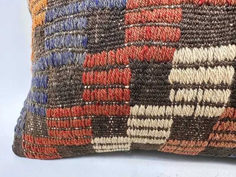 Pillow for Sofa, 12x24 Red Cushion Cover, Nomadic Cushion Case, Cushion, Vintage Kilim Throw Pillow, Outdoor Pillow Case, Throw Kilim Pillow - 2