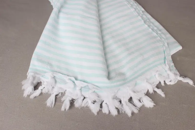 Wedding Anniversary Gift, Cotton towel, Gift For Boyfriend, Turkish hand towel, 70x36 Cotton Terry Striped Towel, Pool Towels, Quick-Dry Beach Towel - 8