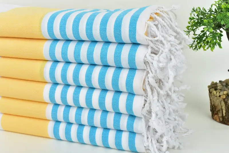 70x40 Cotton Striped Towel, Turkish hand towel, Peshtemal Towel, Mexico Bachelorette Party Gifts, Monogram Turkish Towel, Maid Of Honor Gift - 3