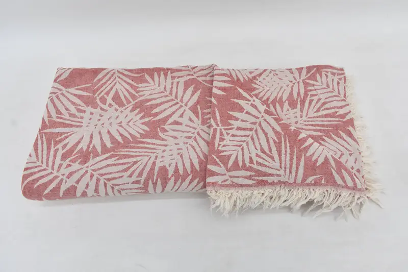 Woven Blanket, Bridesmaid Gifts, Thanksgiving Tablecloth, 100x80 Cotton Floral Patterned Towel, House Warming Gift, Turkish Bedspread, Throw Blanket - 8