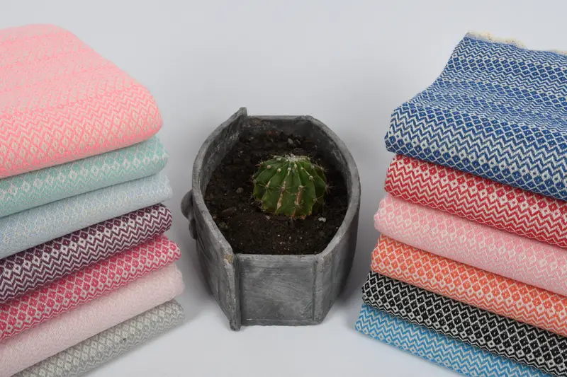 Wedding Gift, Bachelor Bachelorette Party Favors, Monogram Towels, Bridal Shower Favors, 70x38 Cotton Diamond Towel, Personalized Gift For Him - 4