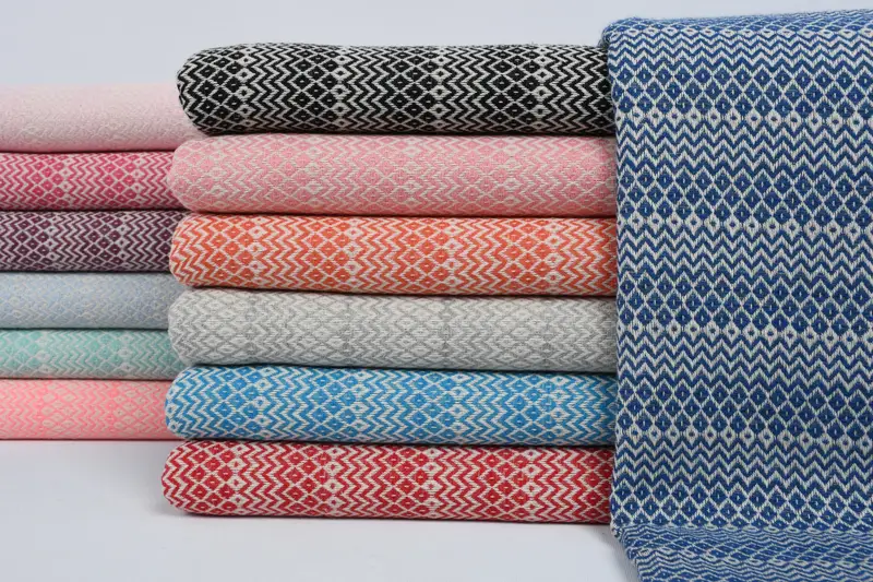 Wedding Gift, Bachelor Bachelorette Party Favors, Monogram Towels, Bridal Shower Favors, 70x38 Cotton Diamond Towel, Personalized Gift For Him - 1