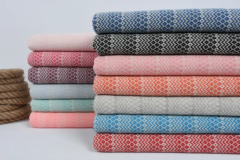 Wedding Gift, Bachelor Bachelorette Party Favors, Monogram Towels, Bridal Shower Favors, 70x38 Cotton Diamond Towel, Personalized Gift For Him - 2