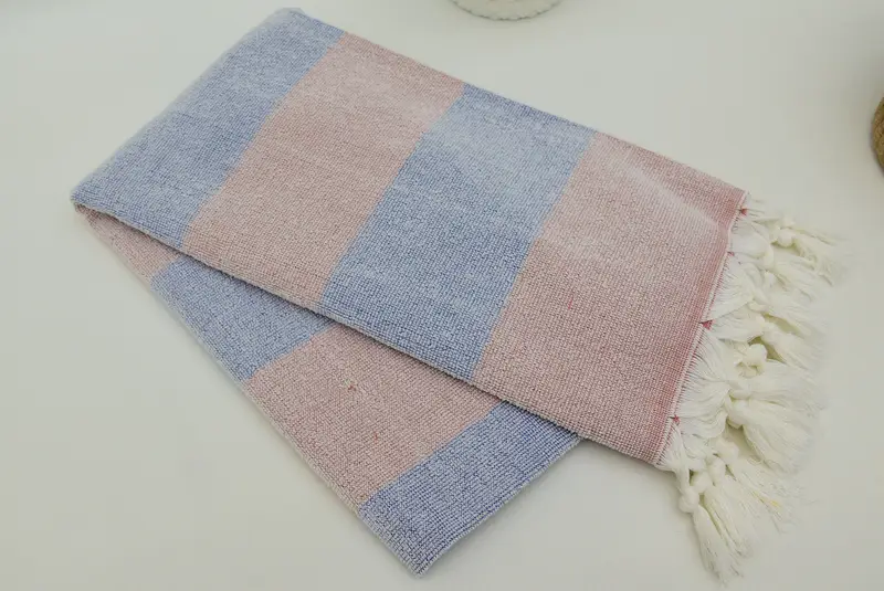 Turkish Towel Monogram, Organic towel, Gym Towel, Bachelorette Party Favors, 70x36 Cotton Striped Terry Towel, Personalize Gift, Turkish Towel Beach - 5