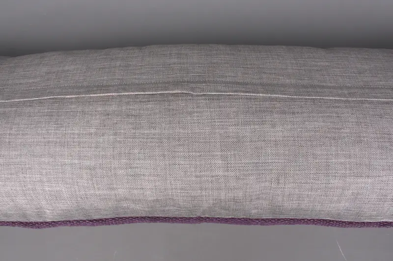 Seat Pillow Cover, Interior Designer Pillow, Antique Pillows, Cushion, Muted Cushion, Hippie Throw Pillow, Boho Pillow, 16x48 Purple Pillow Sham - 7
