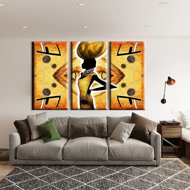 African Canvas Art, Ethnic Canvas, African Wall Art, South African Art, Large Canvas Print, Modern African Art, Wall Art Canvas, African Art - 3