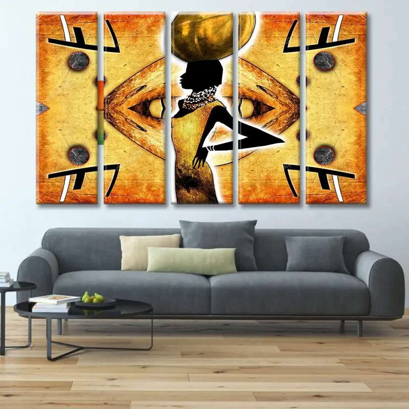African Canvas Art, Ethnic Canvas, African Wall Art, South African Art, Large Canvas Print, Modern African Art, Wall Art Canvas, African Art - 1