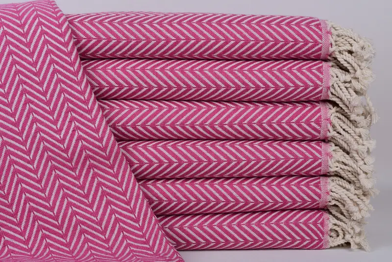 Wedding Towel, Sand-Resistant Peshtemal, 70x40 Cotton Zig zag Towel, Beach towel, Personalized Gifts, Turkish bath towel, Anniversary Gift For Her