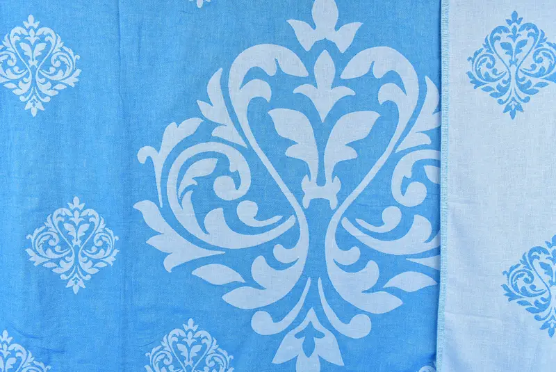 Throw Blanket Couch, 96x76 Cotton Baroque Towel, Decorative Blanket, Bridal Shower Gift, Wedding Day Gift For Bride, Custom Shower Curtain - 2