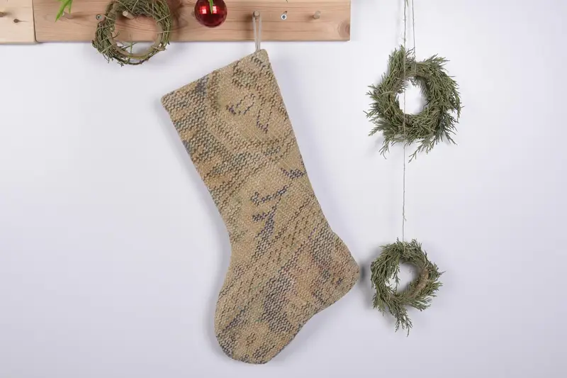 19 İnç Noel Süsleri Çorabı, Şenlikli Tatil Çorabı