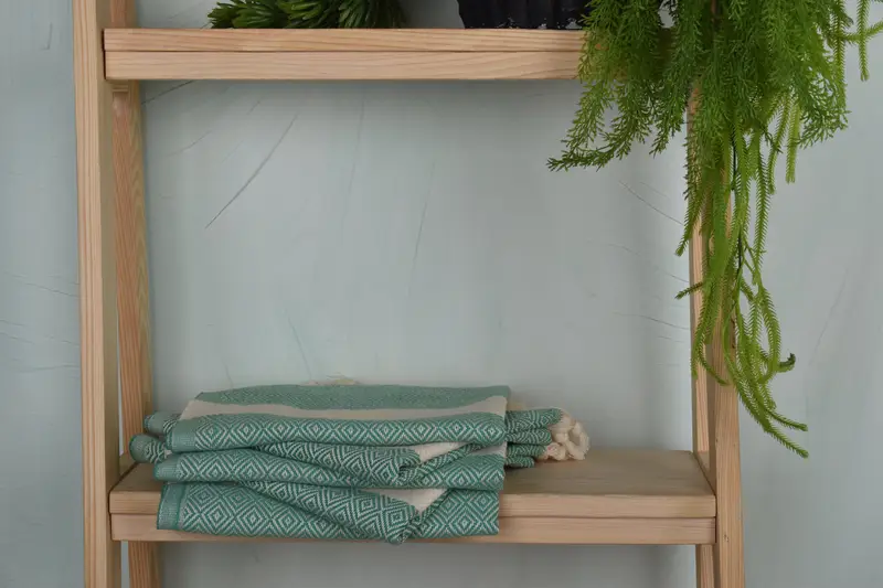 Nakış havluları, 36x20 pamuklu elmas havlu, ev dekoru hediyeleri, monogramlı el havlu, kişiselleştirilmiş hediyeler, düğün hediyesi, eve taşınma hediyesi - 7