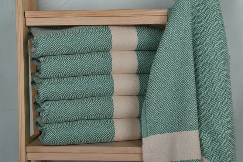 Nakış havluları, 36x20 pamuklu elmas havlu, ev dekoru hediyeleri, monogramlı el havlu, kişiselleştirilmiş hediyeler, düğün hediyesi, eve taşınma hediyesi - 2