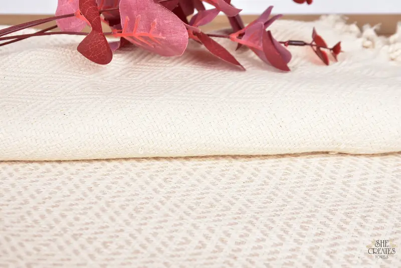House Warming Gift, 70x40 Cotton Diamond Towel, Friends Beach Towel, Organic Turkish towel, Beach Towel Gift, Personalized Turkish Towel - 6