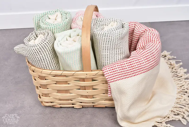 House Warming Gift, 70x40 Cotton Diamond Towel, Friends Beach Towel, Organic Turkish towel, Beach Towel Gift, Personalized Turkish Towel - 7