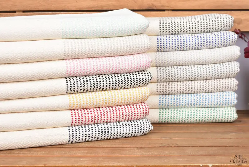 House Warming Gift, 70x40 Cotton Diamond Towel, Friends Beach Towel, Organic Turkish towel, Beach Towel Gift, Personalized Turkish Towel - 1