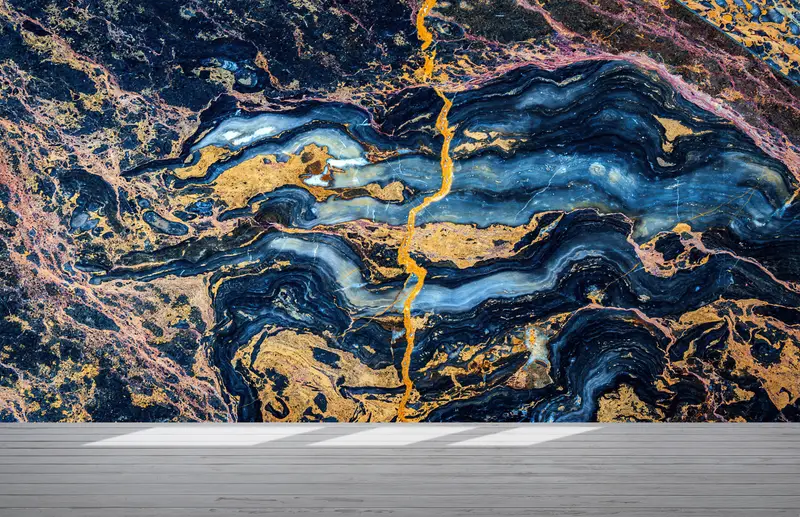 カラフルな大理石のアートワーク、紙の壁アート、明るい壁紙、モダンな大理石の壁画、3Dウォールペーパー、アルコールインクの壁印刷、 - 2