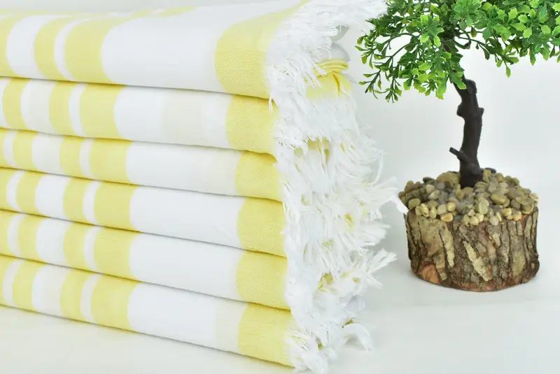 Memorial Gift, 68x36 Cotton Striped Towel, Absorbent towel, Organic Towel, Gift For Him, Quick-dry peshtemal, Turkish Towel Bulk, Travel Towel - 3