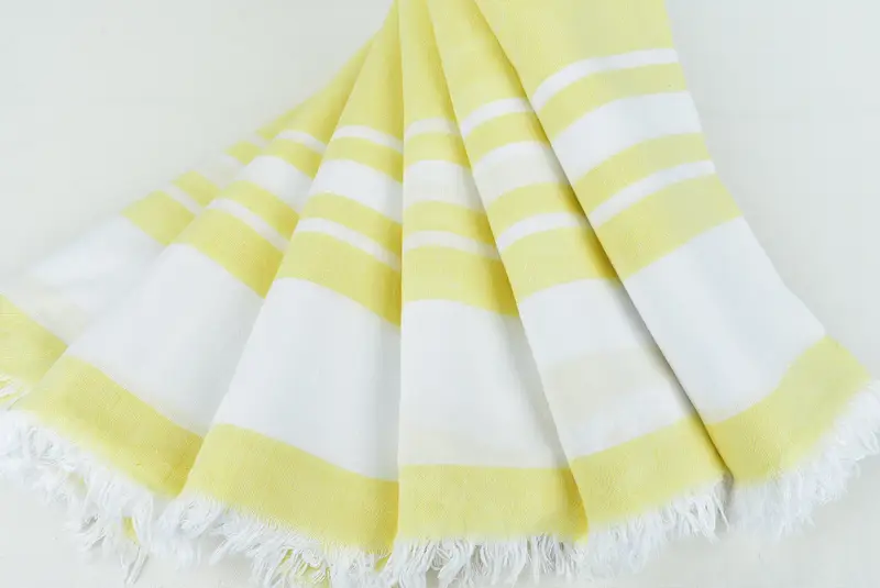 Memorial Gift, 68x36 Cotton Striped Towel, Absorbent towel, Organic Towel, Gift For Him, Quick-dry peshtemal, Turkish Towel Bulk, Travel Towel - 4
