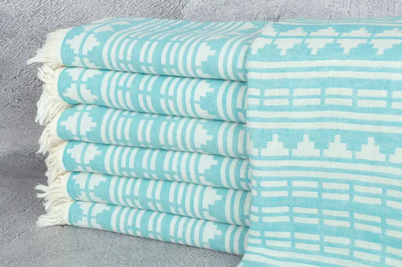 Gym Towel, 70x40 Linen Kilim Design Towel, Gift For Wedding Day, Best Friend Gift, Personalized Gift For Him, Wedding Favors, Best Beach Towel - 2