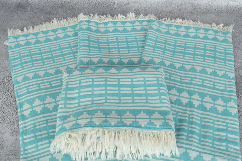 Gym Towel, 70x40 Linen Kilim Design Towel, Gift For Wedding Day, Best Friend Gift, Personalized Gift For Him, Wedding Favors, Best Beach Towel - 5