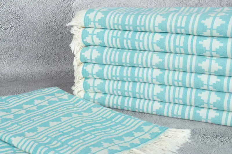 Gym Towel, 70x40 Linen Kilim Design Towel, Gift For Wedding Day, Best Friend Gift, Personalized Gift For Him, Wedding Favors, Best Beach Towel - 3